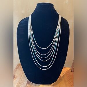 Lucky Brand Multi-strand Silver Necklace